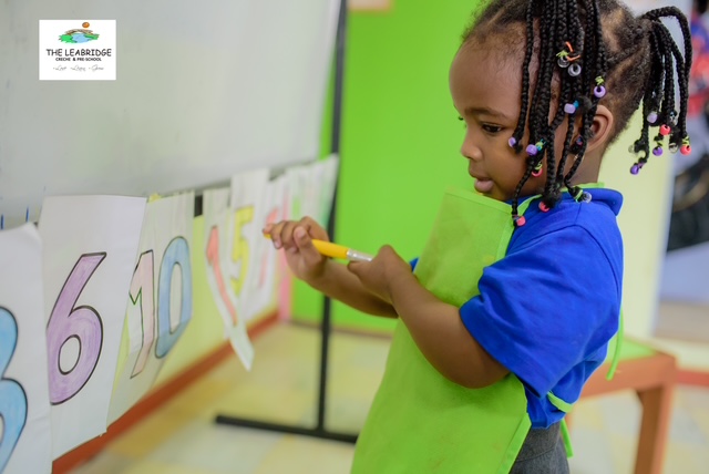 A child learning at The Leabridge School